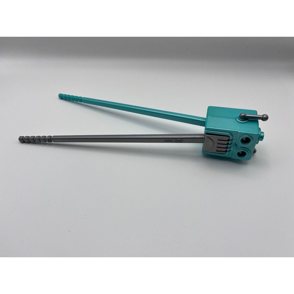 Fred Novelty Robot Chopsticks Set Blue and Silver
